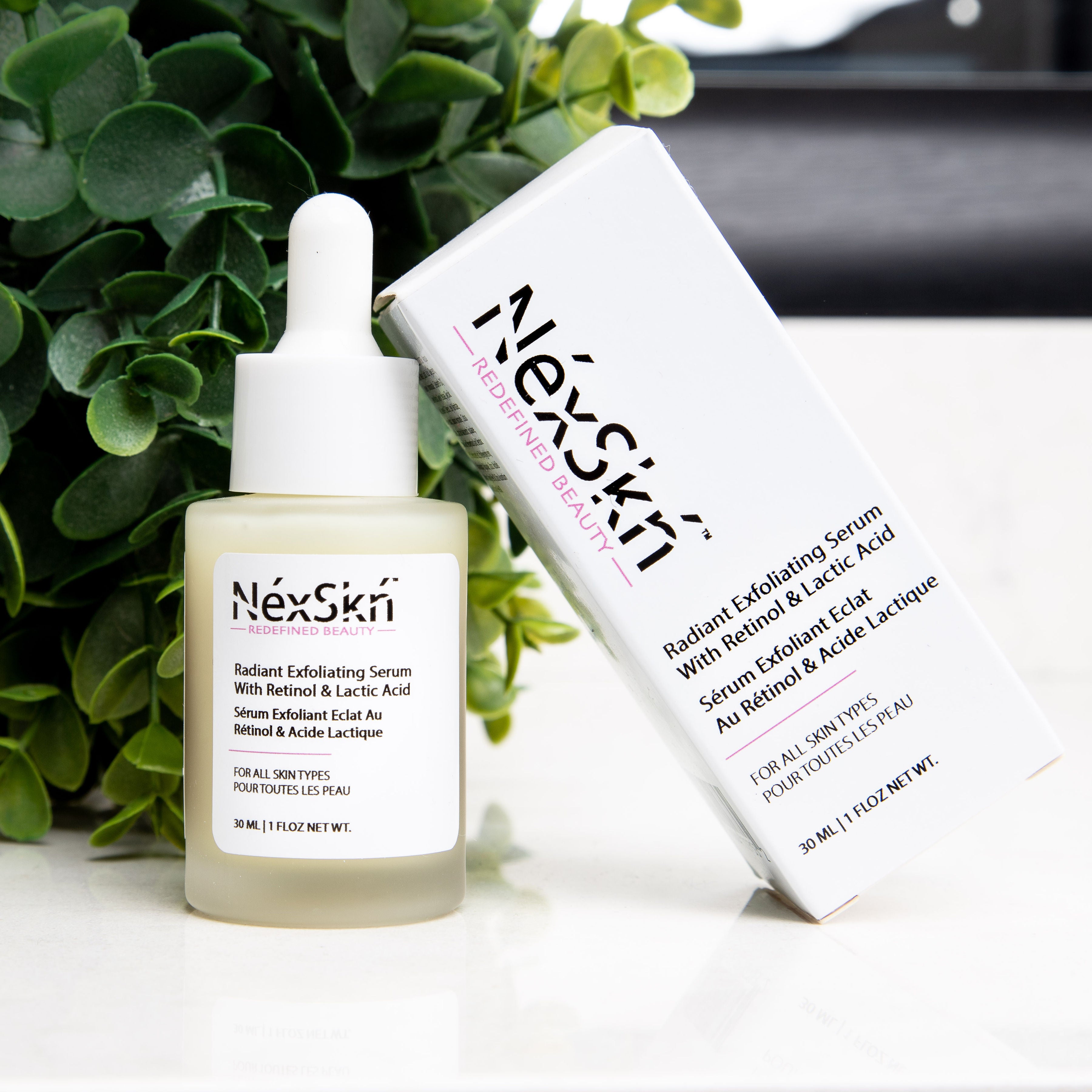 Radiant Exfoliating Serum with Retinol & Lactic Acid