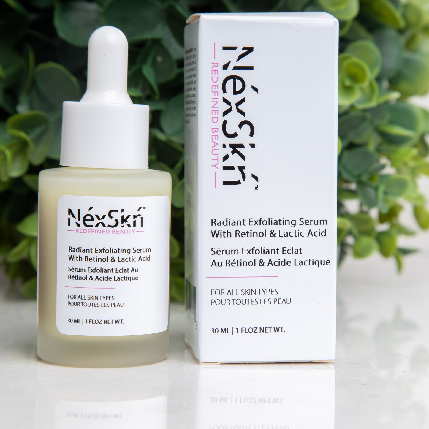Radiant Exfoliating Serum with Retinol & Lactic Acid