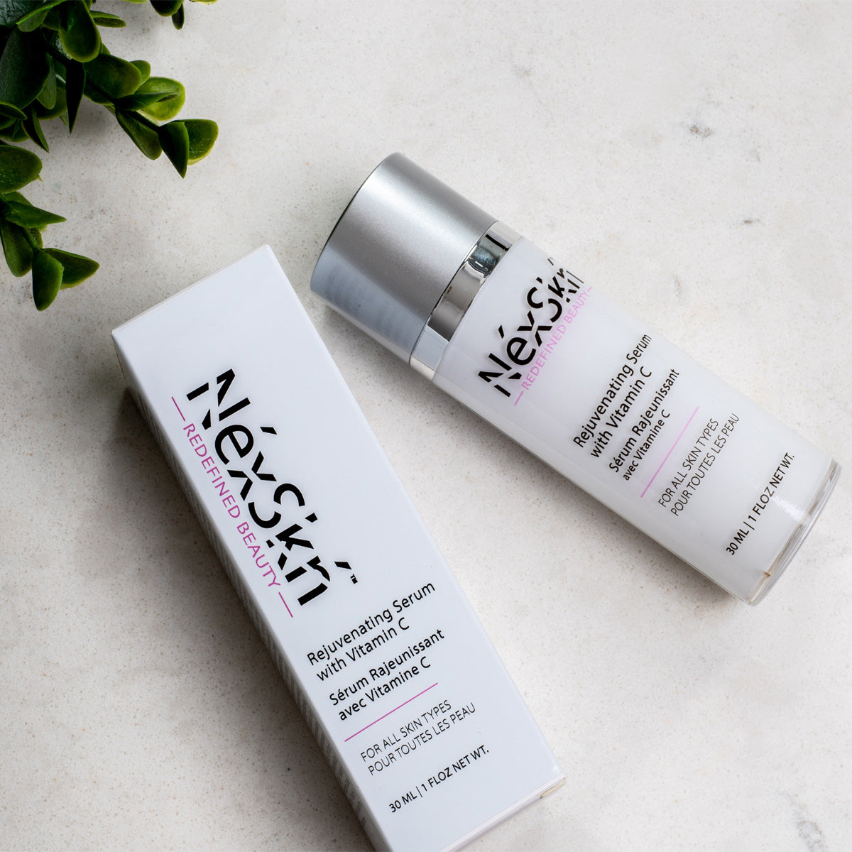 Rejuvenating Serum with Vitamin C | Organic Skincare | NéxSkń